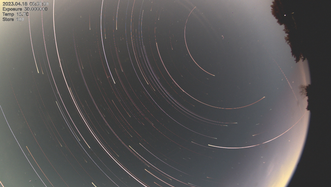 startrails image